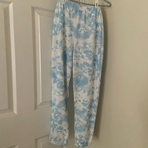 PRETTY LITTLE THING blue tie-dye sweatpants size 0